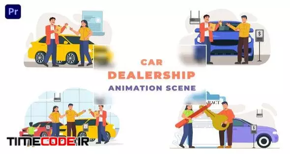 دانلود پروژه آماده پریمیر : موشن گرافیک خرید و فروش ماشین Car ...