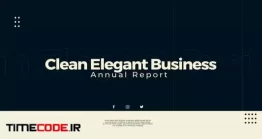 دانلود پروژه آماده افتر افکت : اسلایدشو تبلیغاتی Clean Elegant Business