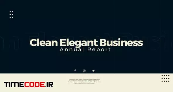 Clean Elegant Business