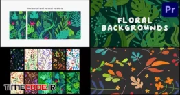 دانلود پروژه آماده پریمیر : بک گراند گل و بوته Floral Backgrounds