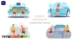 دانلود پروژه آماده پریمیر : موشن گرافیک ورزش Ground Sports Concept Animation Scene