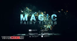 دانلود پروژه آماده افتر افکت : تیتراژ پارتیکل Magic | Fairy Particles Titles