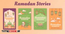 دانلود پروژه آماده افتر افکت : استوری موشن گرافیک ماه رمضان Ramadan Stories TikTok Reels