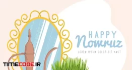 دانلود وکتور هفت سین Hand Drawn Happy Nowruz