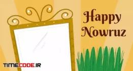 دانلود وکتور تبریک عید نوروز Hand Drawn Happy Nowruz