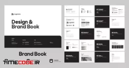 دانلود وکتور لایه باز بروشور شرکت Simple Brand Book Layout Template