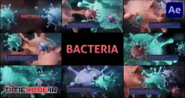 دانلود پروژه آماده افتر افکت : تیتراژ علمی پزشکی باکتری Bacteria For After Effects