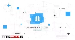 دانلود پروژه آماده افتر افکت : لوگو موشن مینیمال Minimal Logo Reveal