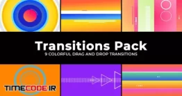 دانلود پروژه آماده افتر افکت : ترنزیشن Colourful Transitions