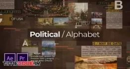 دانلود پروژه آماده پریمیر : اسلایدشو تاریخی و سیاسی Political Alphabet