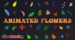 دانلود پروژه آماده افتر افکت : پیکیج انیمیشن گل Animated Flowers