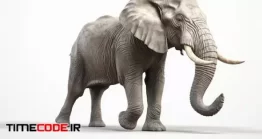 دانلود عکس فیل ساخته شده با هوش مصنوعی An Elephant In A Background