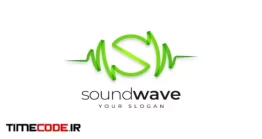 دانلود وکتور لوگو آماده موزیک با حرف اس Letter S Soundwave Creative Logo Design Template