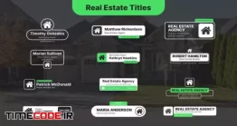 دانلود پروژه آماده پریمیر : تایتل مسکن و املاک Real Estate Titles