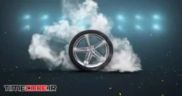 دانلود پروژه آماده افتر افکت : لوگو موشن لاستیک ماشین Wheel Logo Reveal
