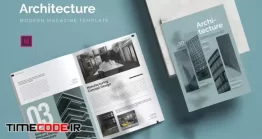 دانلود فایل لایه باز ایندیزاین : مجله معماری Architecture – Magazine