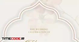 دانلود فایل لایه باز کارت دعوت با طرح اسلامی Islamic Digital Wedding Invitation