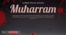 دانلود فایل لایه باز استوری اینستاگرام محرم Muharram Ashura’s Social Media Posts Red Camping In Desert