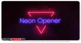 دانلود پروژه آماده افتر افکت : اینترو نئون Neon Opener