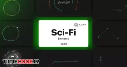 دانلود پروژه آماده افتر افکت Sci-Fi UI Elements Vol. 05