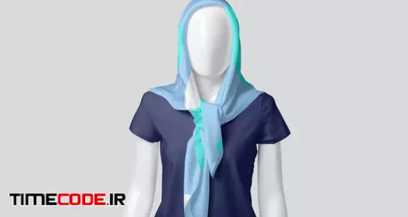 دانلود موکاپ روسری
