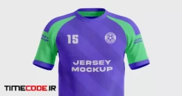 دانلود موکاپ تی شرت ورزشی فوتبال Soccer Jersey Mockup