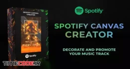 دانلود پروژه آماده افتر افکت : ساخت کاور اسپوتیفای Spotify Canvas Creator
