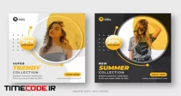 دانلود وکتور لایه باز پست اینستاگرام Summer Sale Banner For Social Media