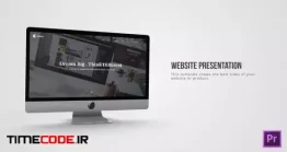 دانلود پروژه آماده پریمیر : تیزر تبلیغاتی وب سایت Website Presentation