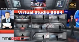 دانلود پروژه آماده افترافکت : استودیو مجازی Virtual Studio B694