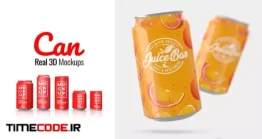 دانلود پروژه آماده افتر افکت : تیزر تبلیغاتی نوشیدنی Can Real 3D Mockups