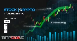 دانلود پروژه آماده افتر افکت : اینترو فارکس و کریپتو Crypto, Stock Trading Intro