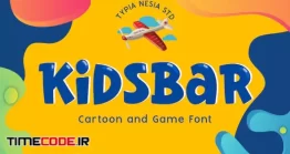 دانلود فونت انگلیسی کودک Kidsbar – Fun Game And Cartoon Font