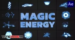 دانلود پروژه آماده افتر افکت : انیمیشن الکتریسیته Magic Energy Elements