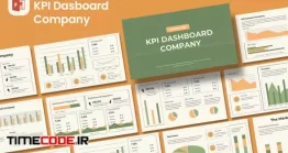 دانلود قالب پاورپوینت آماری و اینفوگرافیک KPI Dasboard Company – PowerPoint Template