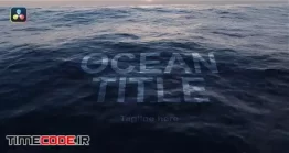 دانلود پروژه آماده داوینچی ریزالو : تایتل روی موج دریا Ocean Titles