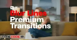 دانلود پروژه آماده افتر افکت : ترانزیشن بلور Premium Transitions Blur Lines