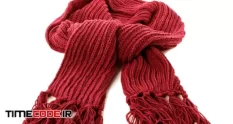 red winter scarf isolated white background 3837376 17 49 679