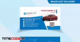 فایل لایه باز کارت ویزیت اجاره ماشین Rent A Car Business Card Template