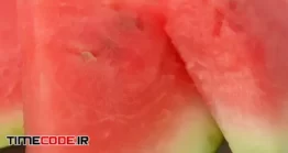 دانلود فوتیج قاچ هندوانه  Watermelon 4
