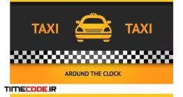 دانلود فایل لایه باز کارت ویزیت تاکسی تلفنی Business Card – Taxi