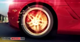 دانلود پروژه آماده افتر افکت : لوگو موشن خودرو Car Wheel Logo Reveal