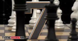 دانلود پروژه آماده افتر افکت : شمارش معکوس شطرنج Countdown