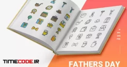 دانلود آیکون روز پدر Fathers Day – Icons