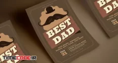 retro fathers day flyer 45473 23 53 436