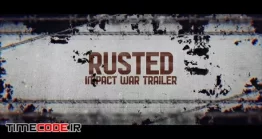 دانلود پروژه آماده افتر افکت : تریلر جنگی حماسی Rusted Impact War Trailer