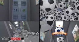 دانلود پروژه آماده افتر افکت : لوگو موشن فوتبال Soccer Logo Reveal 5
