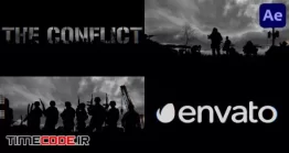 دانلود پروژه آماده افتر افکت : لوگو موشن نظامی + موسیقی The Conflict Logo