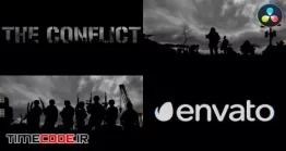 دانلود پروژه آماده داوینچی ریزالو : لوگو موشن نظامی + موسیقی The Conflict Logo For DaVinci Resolve