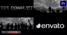 دانلود پروژه آماده پریمیر : لوگو موشن نظامی + موسیقی The Conflict Logo